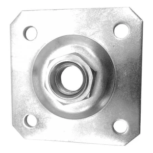 PLATER dekorativt skilt 100×100×4 mm til justerbart hængsel M20 galvaniseret