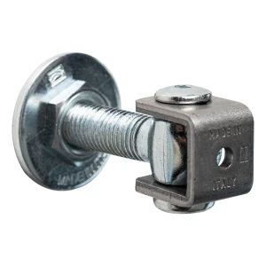 COMUNELLO justerbart port hængsel stål M20 L90 mm
