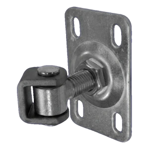 Justerbart porthængsel M20 stål med base 120×75 mm