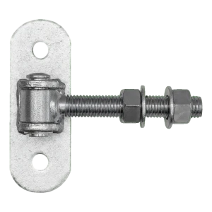 Justerbart portlås M18 med plade 140×50 mm – galvaniseret