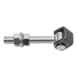 Justerbart porthængsel M20 langt galvaniseret – 180 mm