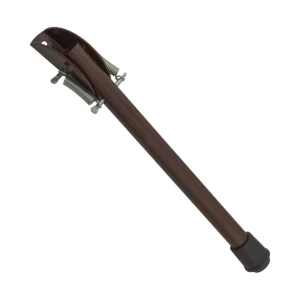 Fjederbenet dørstop 165 mm – stål, brun