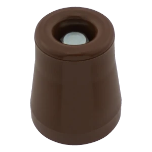 Dørbuffer gummi stor brun Ø49 mm – skruemontering