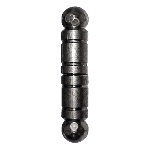 PSG dekorativt drejet stål hængsel H146 × Ø30 mm til porte og låger