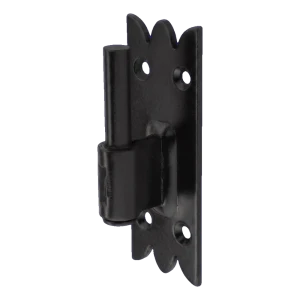 Dekorativ sort bygge-skoddebeslag – tap ø9 mm