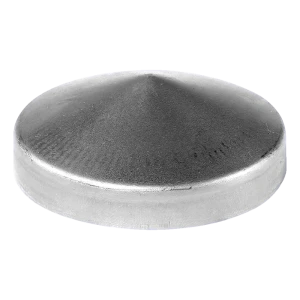 Postal – stål hegnsafskærmning til rund stolpe Ø 90 mm