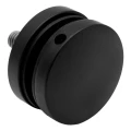 Punktbeslag til glas 8-17,52 mm ø 50/8/M10x50 AISI 304 fladt system sort 000-505 (1)