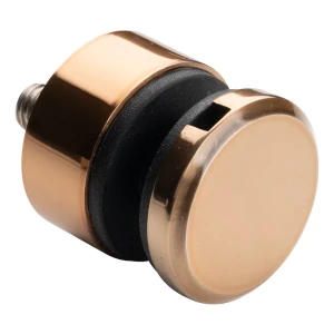Punktbeslag til glas 6-12 mm fi 30/13/M8x40 AISI 304 fladt system kobber