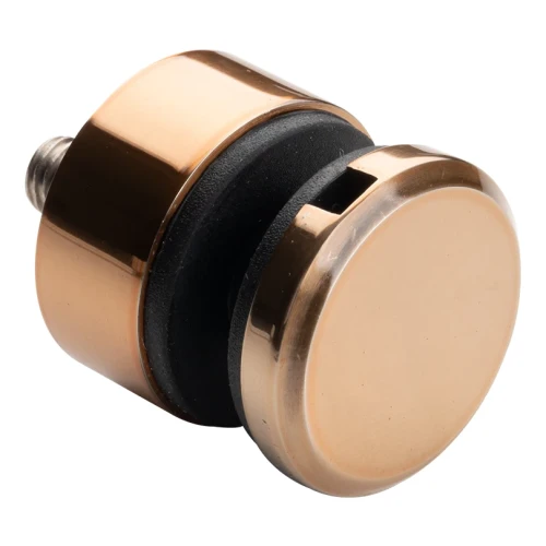 Punktbeslag til glas 6-12 mm fi 30/13/M8x40 AISI 304 fladt system kobber 000-481 (1)