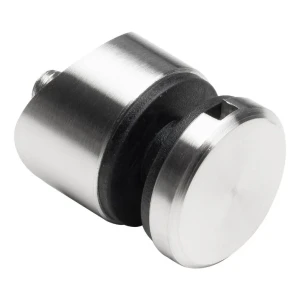 Punktbeslag til glas 6-12mm fi 30/13/M8x40 AISI304 system 42,4 satin