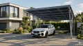 Solcellecarport VICA til 2 køretøjer Solcelleparkering SOLO GPV-105-02 (2)