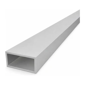 Firkantet aluminiumsrør 30×60×3 mm – lukket profil EN AW-6060, L=2000 mm