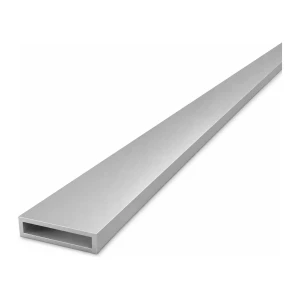 Firkantet aluminiumsrør 10×40×2 mm – lukket profil L=2000 mm