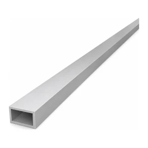 Rektangulært aluminiumsrør 15×25×2 mm – lukket profil EN AW-6060, L=2000 mm