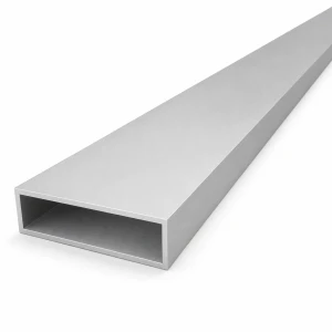Firkantet aluminiumsrør 20×70×2 mm – lukket profil EN AW-6060, L=2000 mm