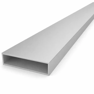 Firkantet aluminiumsrør 20×80×2 mm – lukket profil EN AW-6060 L=2000 mm