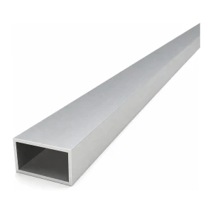 Rektangulært aluminiumsrør 25×40×2 mm – lukket profil EN AW-6060, L=2000 mm