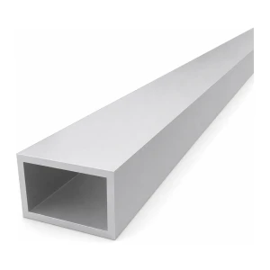 Rektangulært aluminiumsrør 40×60×4 mm EN AW-6060 – længde 2000 mm