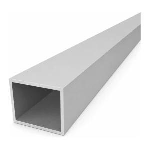 Firkantet aluminiumsrør 50×60×3 mm – lukket profil L=2000 mm