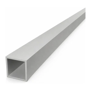 Firkantet aluminiumsrør 30×30×2 mm – lukket profil L=2000 mm EN AW-6060