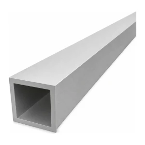 Firkantet aluminiumsrør 50×50×5 mm – lukket profil EN AW-6060, L=2000 mm