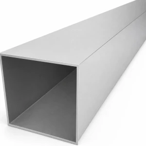 Firkantet aluminiumsrør 80×80×2 mm – lukket profil L=2000 mm
