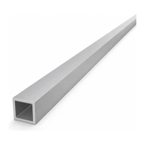 Firkantet aluminiumsrør 20×20×2 mm – lukket profil L=2000 mm