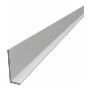 Ulige aluminium vinkel 50×20×2 mm – L-profil, længde 2000 mm