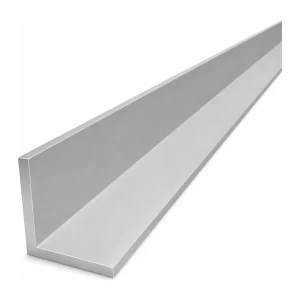 Aluminiumsvinkel ligesidede 50×50×5 mm – L-profil, længde 2000 mm