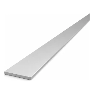 Aluminiumfladstang 40×4 mm EN AW-6060 T64, længde 2000 mm