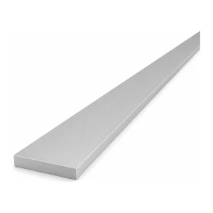 Aluminiumsflad EN AW-6060 T64, 40×8 mm, længde 2000 mm