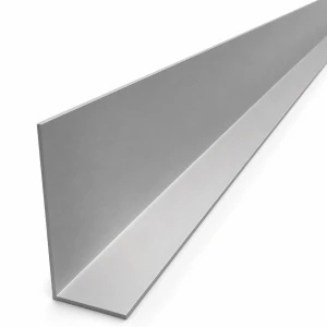 Ulige aluminiumsvinkel 80×40×2 mm – L-profil, længde 2000 mm