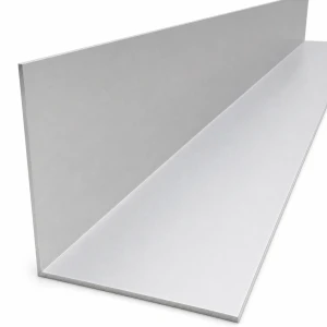 Aluminiumsvinkel ligebenede 100×100×2 mm – L-profil, længde 2000 mm