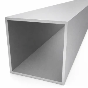 Firkantet aluminiumsrør 100×100×4 mm – lukket profil L=2000 mm