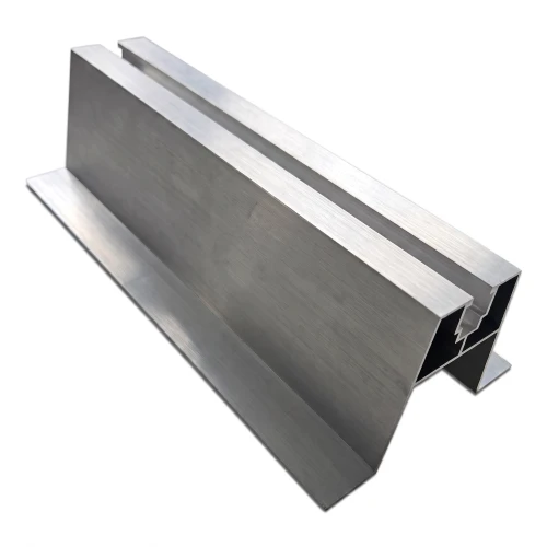 Skrå trapezbroklods med EPDM-pakning H63 L330 – aluminiums tagadapter til PV 001-776 (1)