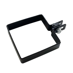 Endeklemme til hegnskasser 100x100 mm sort