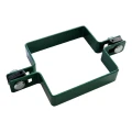 Mellemklemme til hegnsplader 100x100 mm grøn 000-779 (1)