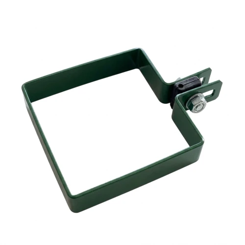 Endebøjle til hegns paneler 100x100 mm grøn 000-783 (1)