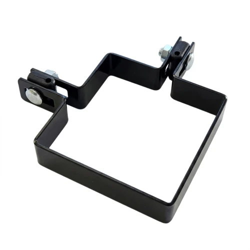 Hjørnebeslag til panelhegn 100x100 mm sort 000-774 (1)
