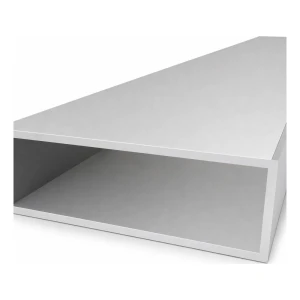 Rektangulært aluminiumsrør 50×150×4 mm – lukket profil EN AW-6060, L=2000 mm