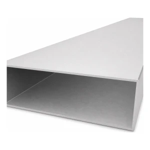 Rektangulært aluminiumsrør 50×150×2 mm – lukket profil L=2000 mm