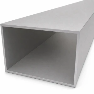 Rektangulært aluminiumsrør 80×120×3 mm EN AW-6060 – længde 2000 mm