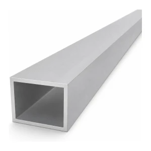Firkantet aluminiumsrør 40×50×3 mm EN AW-6060, længde 2000 mm