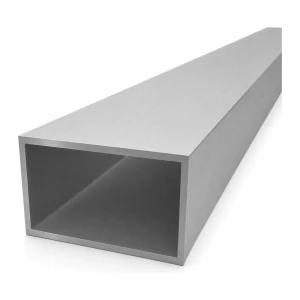 Rektangulært aluminiumsrør 50×80×3 mm – lukket profil EN AW-6060, L=2000 mm