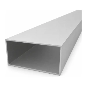 Rektangulært aluminiumsrør 50×100×2 mm – lukket profil EN AW-6060 L=2000 mm