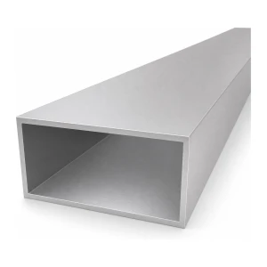 Firkantet aluminiumsrør 50×100×3 mm – lukket profil L=2000 mm