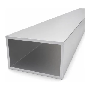 Firkantet aluminiumsrør 60×100×4 mm – lukket profil EN AW-6060, L=2000 mm