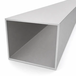 Rektangulært aluminiumsrør 80×100×3 mm – lukket profil L=2000 mm