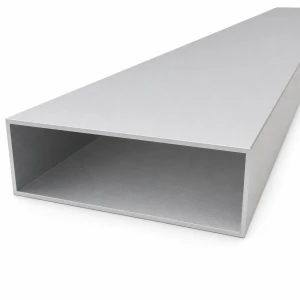 Firkantet aluminiumsrør 40×120×2 mm – lukket profil EN AW-6060, L=2000 mm
