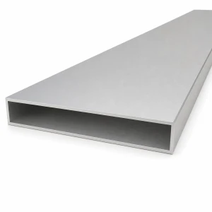 Firkantet aluminiumsrør 20×120×2 mm – lukket profil, længde 2000 mm